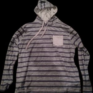 ODA STRIPED HOODED SWEATSHIRT HOODIE